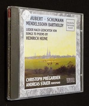 Seller image for Schubert, Schumann, Mendelssohn Bartholdy : Lieder nach Gedichten von / Songs to Poems by Heinrich Heine (CD) for sale by Abraxas-libris