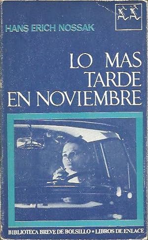 Imagen del vendedor de LO MAS TARDE EN NOVIEMBRE. a la venta por Librera Javier Fernndez