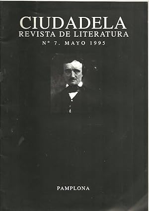 Imagen del vendedor de CIUDADELA. REVISTA DE LITERATURA. N. 7, MAYO 1995. a la venta por Librería Javier Fernández