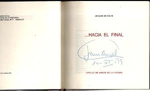 Immagine del venditore per HACIA EL FINAL (1938-1939). venduto da Librera Javier Fernndez
