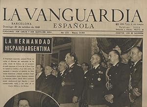 Imagen del vendedor de LA VANGUARDIA ESPAOLA. AO LXII. NUMERO 24.998. DOMINGO 20 DE OCTUBRE DE 1946. a la venta por Librera Javier Fernndez