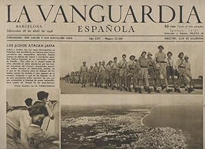 Imagen del vendedor de LA VANGUARDIA ESPAOLA. AO LXIV. NUMERO 25.469. MIERCOLES 28 DE ABRIL DE 1948. a la venta por Librera Javier Fernndez