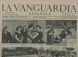 Imagen del vendedor de LA VANGUARDIA ESPAOLA. AO LXIV. NUMERO 25.474. MARTES 4 DE MAYO DE 1948. a la venta por Librera Javier Fernndez