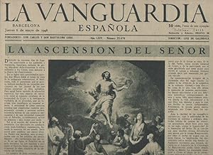 Imagen del vendedor de LA VANGUARDIA ESPAOLA. AO LXIV. NUMERO 25.476. JUEVES 6 DE MAYO DE 1948. a la venta por Librera Javier Fernndez