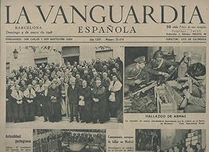 Imagen del vendedor de LA VANGUARDIA ESPAOLA. AO LXIV. NUMERO 25.479. DOMINGO 9 DE MAYO DE 1948. a la venta por Librera Javier Fernndez