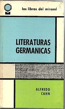 Imagen del vendedor de LITERATURAS GERMANICAS. a la venta por Librera Javier Fernndez