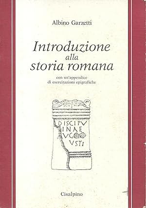 Immagine del venditore per introduzione alla storia romana venduto da Libreria Del Corso