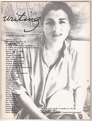 Seller image for Writing 5 (Spring 1982) for sale by Philip Smith, Bookseller