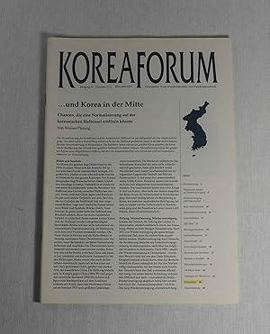 Bild des Verkufers fr Korea Forum, Jahrgang XI (Nummer 1/01): .und Korea in der Mitte. zum Verkauf von Versandantiquariat Waffel-Schrder