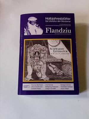 Bild des Verkufers fr Schwarze Literatur im 20. und 21. Jahrhundert. zum Verkauf von AphorismA gGmbH