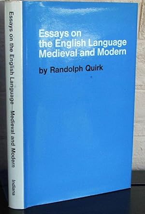 Essays on the English Language Medieval and Modern