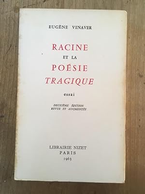 Seller image for Racine et la posie tragique for sale by Librairie des Possibles