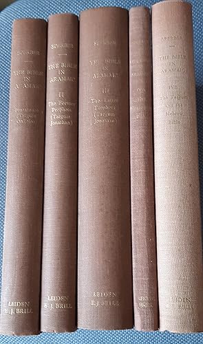 Immagine del venditore per The Bible in Aramaic based on old manuscripts and printed texts edited. 4 parts in 5 vols. (complete) venduto da Antiquariaat Rashi