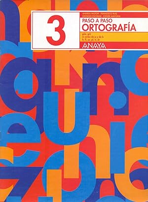 Image du vendeur pour ORTOGRAFIA 3 - PASO A PASO ORTOGRAFIA, ANAYA mis en vente par Libreria 7 Soles