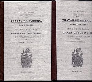 Immagine del venditore per TRATADO UNICO Y SINGULAR DEL ORIGEN DE LOS INDIOS DEL PERU, MEJICO, SANTA FE Y CHILE (DOS VOLUMENES OBRA COMPLETA) venduto da Libreria 7 Soles