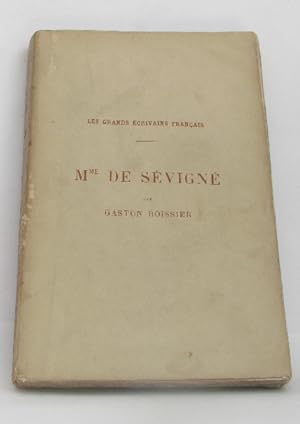 Seller image for Mme de svign for sale by crealivres