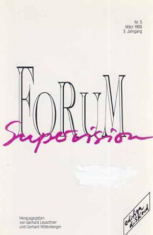 Seller image for Nr. 5; 1995; Forum Supervision. for sale by Fundus-Online GbR Borkert Schwarz Zerfa