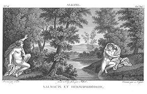 Salmacis et Hermaphrodite. GALERIE DU MUSÉE NAPOLÉON - Nº 16 de la Ière Série des eaux-fortes pub...