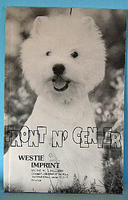 Bild des Verkufers fr WESTIE IMPRINT, VOL. XVI, NO. 3, FALL 2000 zum Verkauf von B A Downie Dog Books