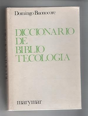 Imagen del vendedor de Diccionario de bibliotecologa. a la venta por Librera El Crabo