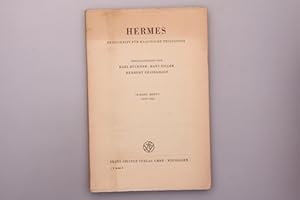 Imagen del vendedor de HERMES. Zeitschrift fr klassische Philologie a la venta por INFINIBU KG