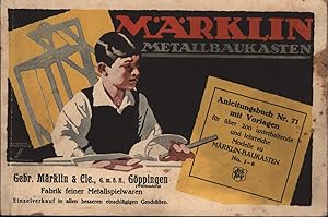 Märklin Metallbaukasten Anleitungsbuch Nr. 71 ,mit Vorlagen für über 200 unterhaltende und lehrre...