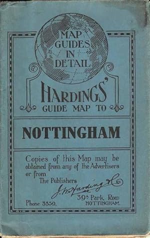 Hardings' Guide Map to Nottingham (Map Guides in Detail)