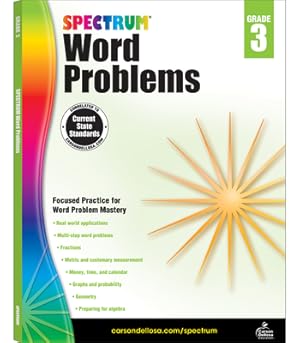 Image du vendeur pour Spectrum Word Problems, Grade 3 (Paperback or Softback) mis en vente par BargainBookStores