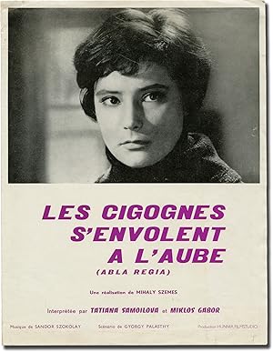 Imagen del vendedor de Alba Regia [Les cigognes s'envolent a'laube] (Original French pressbook for the 1961 film) a la venta por Royal Books, Inc., ABAA