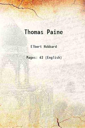 Seller image for Thomas Paine 1907 for sale by Gyan Books Pvt. Ltd.