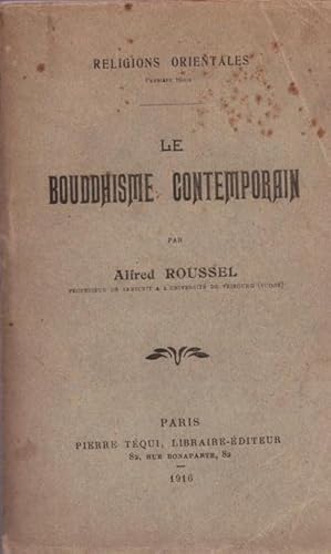 Le Bouddhisme contemporain