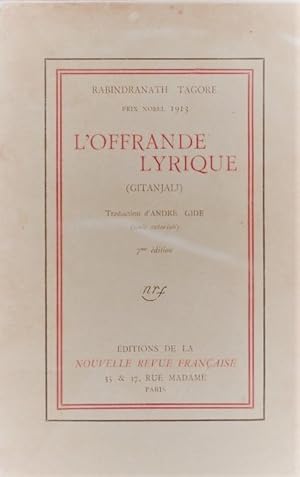 L'offrande lyrique ( Gitanjali )