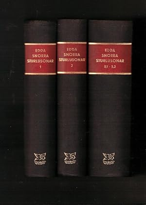 Edda snorra sturlusonar edda snorronis sturlaei (altisländ. u. lat.) (insgesamt 3 bände/teile)