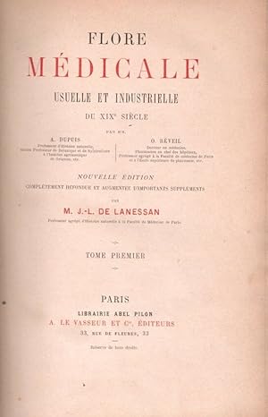 Flore médicale et industrielle du XIX ème siècle 3 VOLUMES
