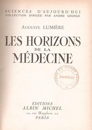 Seller image for Les Horizons de la mdecine for sale by LE GRAND CHENE