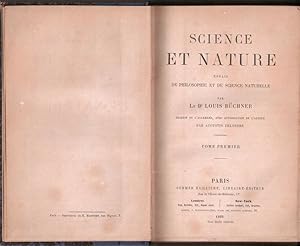 Science et nature. Essai de philosophie et de science naturelle. Traduit de l'allemand avec l'aut...