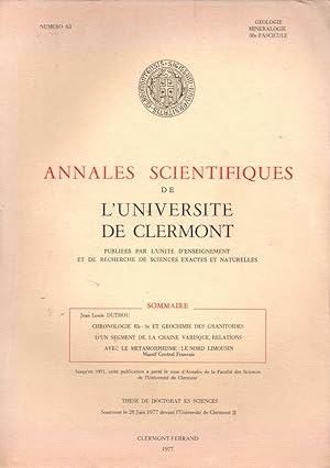 Chronologie Rb - Sr et géochimie des granitoides d'un segment de la chaine varisque realtions ave...
