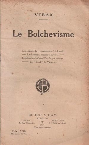 Image du vendeur pour Le Bolchvisme mis en vente par LE GRAND CHENE