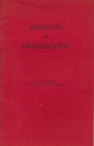 Elements of Homoeopathy