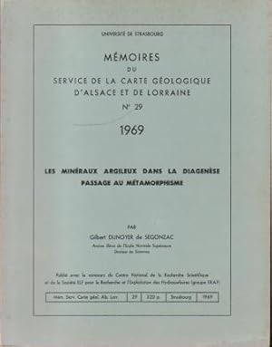 Les minéraux argileux dans la diagenèse passage au métamorphisme