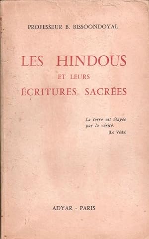 Bild des Verkufers fr Les Hindous et leurs critures sacres zum Verkauf von LE GRAND CHENE