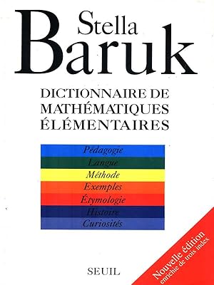 Dictionnaire de mathematiques elementaires