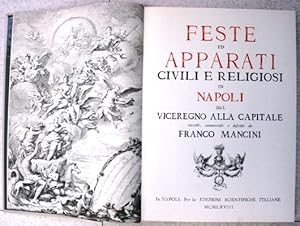 feste ed apparati civili e religiosi in Napoli dal Viceregno alla capitale