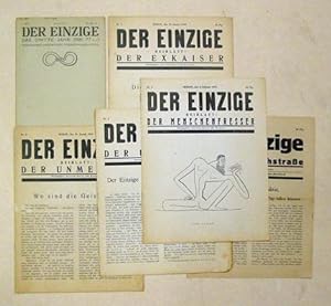 Der Einzige . Hefte (1919) 1.: Beiblatt «Der Exkaiser» 2.: Beiblatt: «Der Unmensch»; 3.: Beiblatt...