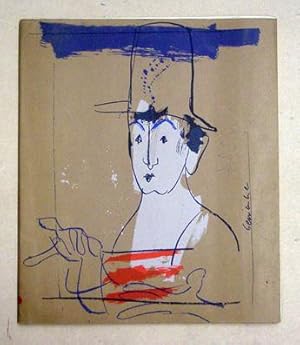 K. Domenig Geissbühler zeichnet Marcel Marceau.