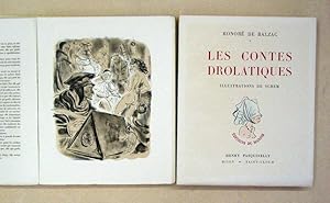 Bild des Verkufers fr Les contes drolatiques. Illustration de Schem. [2 Bde.]. zum Verkauf von antiquariat peter petrej - Bibliopolium AG