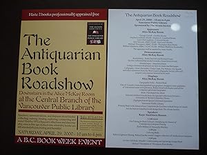 Seller image for Poster: Small; The Antiquarian Book Roadshow - 2000 for sale by J. King, Bookseller,