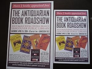 Seller image for Posters: Medium and Small; The Antiquarian Book Roadshow - 2004. for sale by J. King, Bookseller,