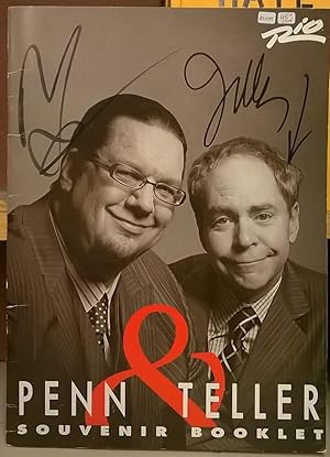 Seller image for Penn & Teller Souvenir Booklet (signed) for sale by Moe's Books