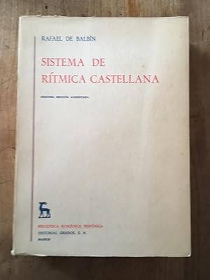 Imagen del vendedor de Sistema de ritmica castellana a la venta por Librairie des Possibles